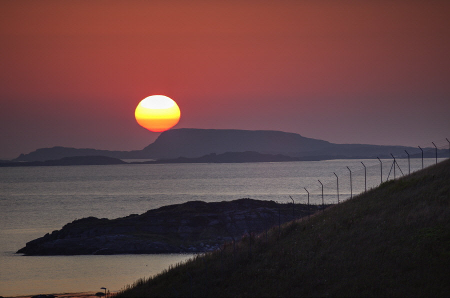 WH-Sonnenutergang vor Stavanger